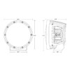 Rigid Industries 360-Series 6in SAE Fog w/ Amber PRO Lens - White (Pair) - Thumbnail Image 7
