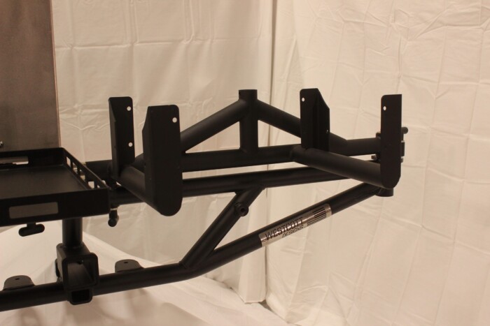 Universal Hitch Mount Tire Rack with Cooler Mount & Work Table - IMG_8245