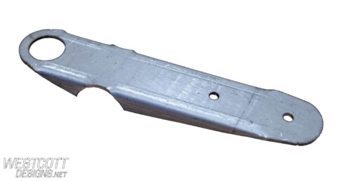 Steel RotopaX Mounting tab with tie down options - weld on