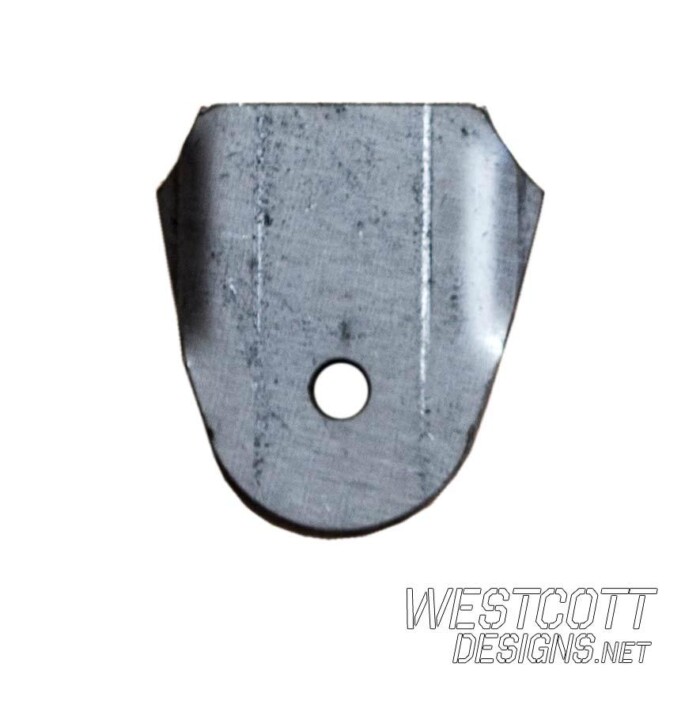 Steel Light Mounting tab weld on - braket-03a