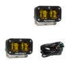 Baja Designs Universal S2 SAE Spot LED (Pair) - Amber - Thumbnail Image 1