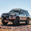 5th Gen 2010-2024 Toyota 4Runner built by Westcott Designs gray 3/4 front view desert