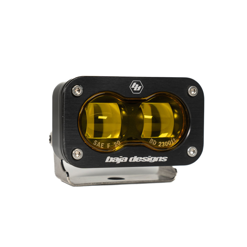 Baja Designs Universal S2 SAE Spot LED (Pair) - Amber - Image 3