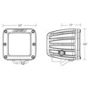 Rigid Industries D-Series Spot w/ Amber PRO Lens (Pair) - Thumbnail Image 4