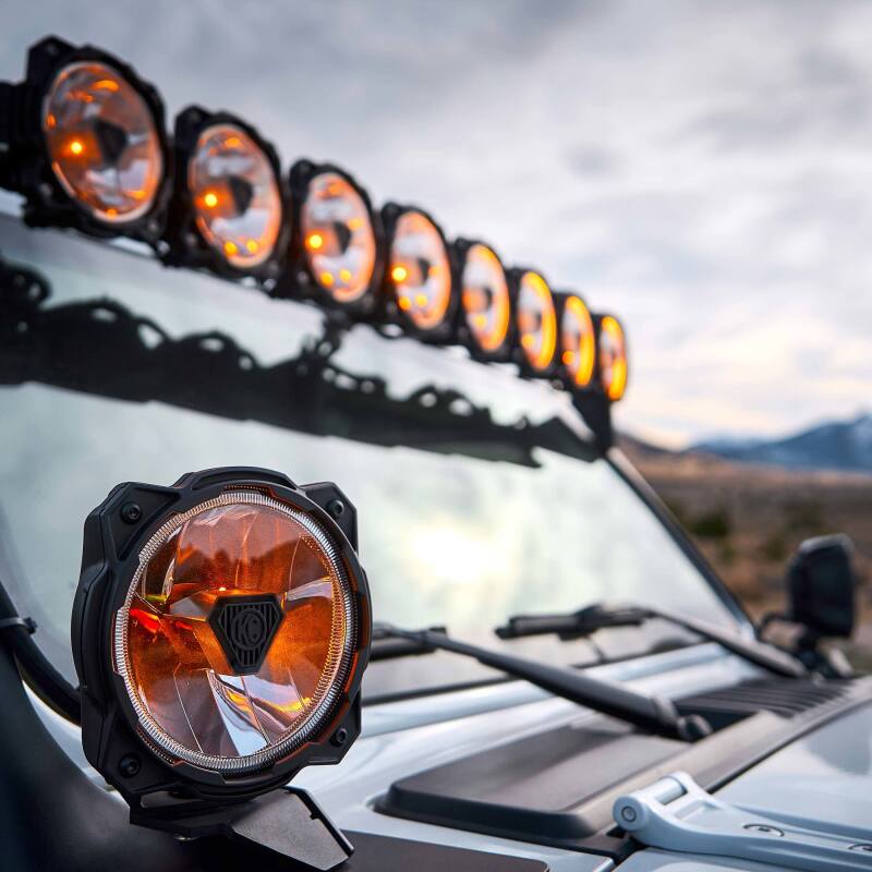 KC HiLiTES Gravity Titan LED 6in. - Pair Pack (SAE Driving Beam) - Image 3