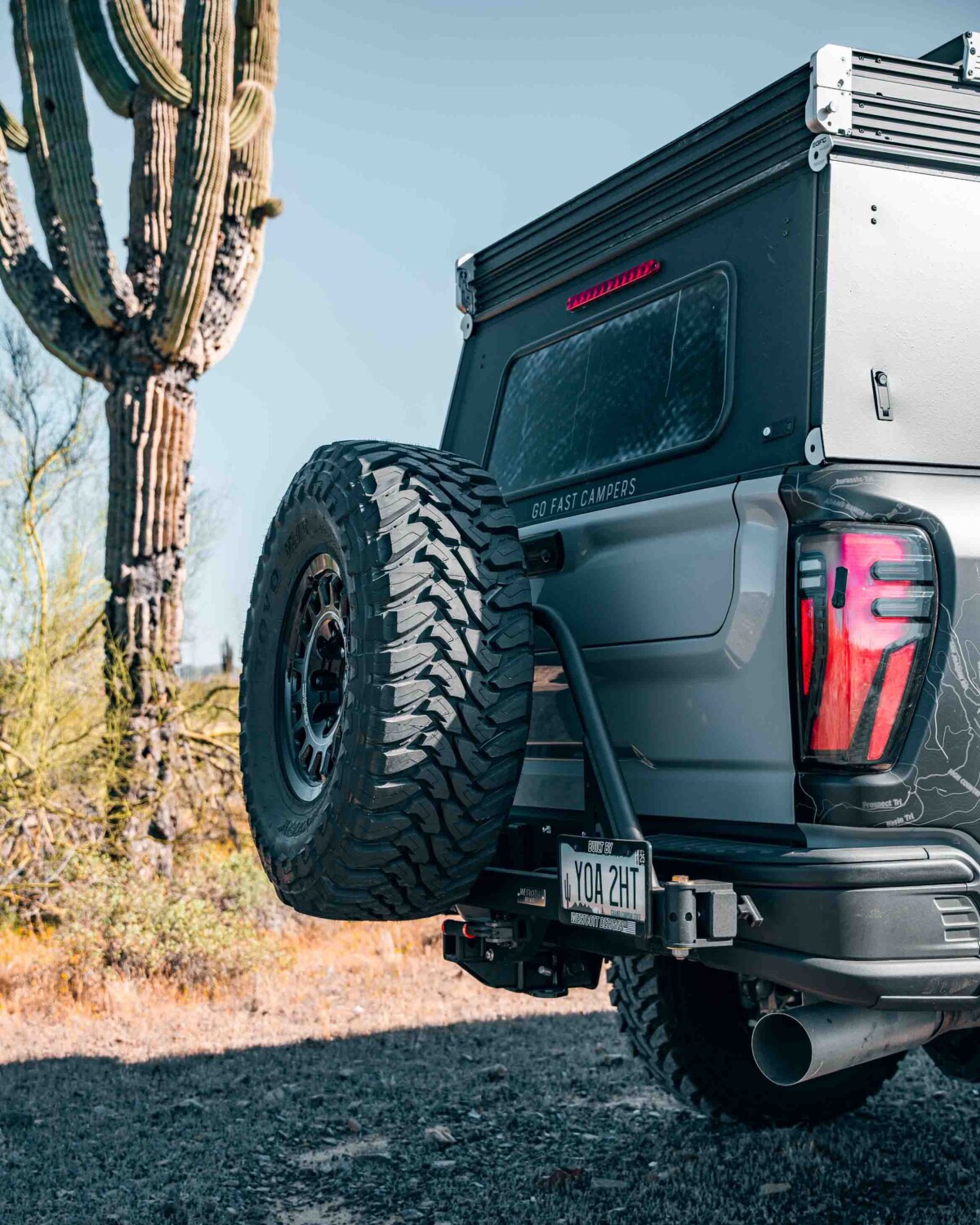 Universal Modular Spare Tire Carrier Rack - Westcott Designs