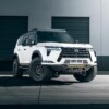 Lexus GX550 Rock Sliders by Westcott Designs - 20 degree lifestyle 3