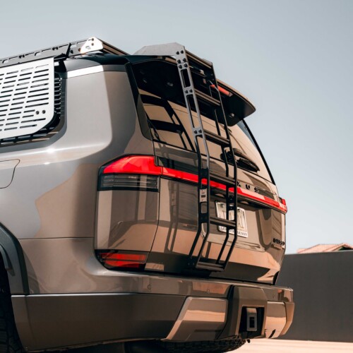 2024-2025 Lexus GX550 Westcott Designs Rear Hatch Ladder 3/4 Lifestyle
