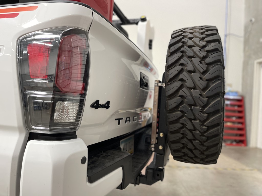 Universal Modular Spare Tire Carrier Rack - Westcott Designs