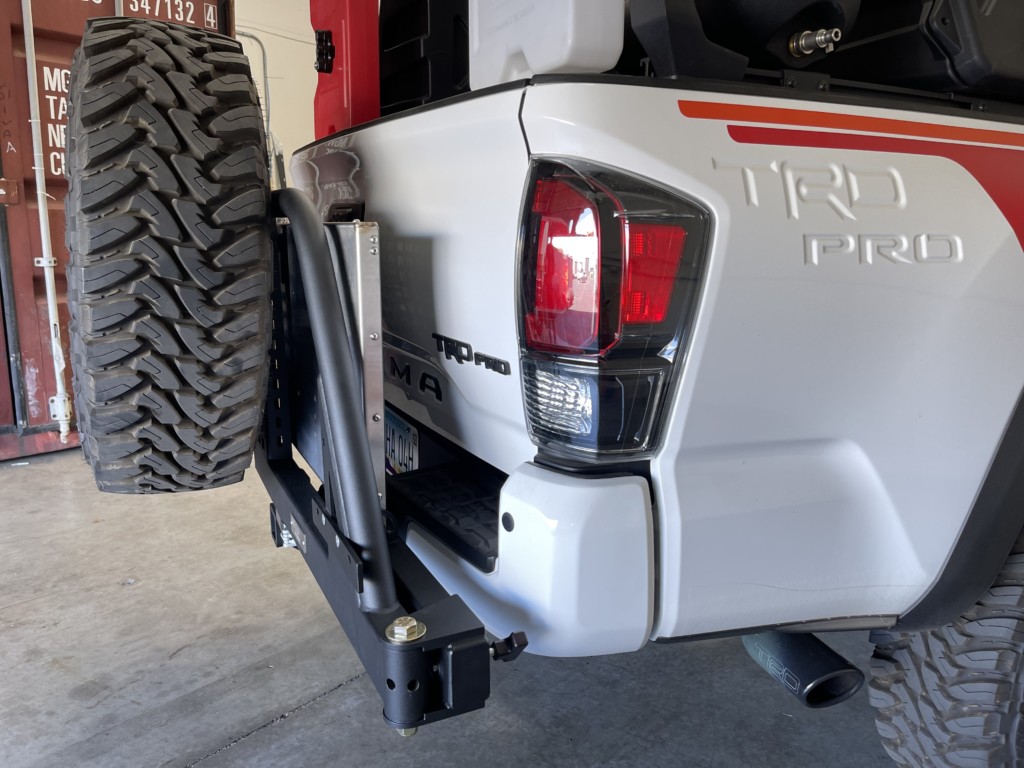 Universal Modular Spare Tire Carrier Rack - Westcott Designs