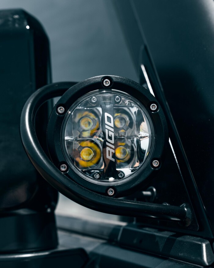 All-New 2024 Toyota Land Cruiser Ditch Light / A-Pillar Bracket from Westcott Designs Left Side