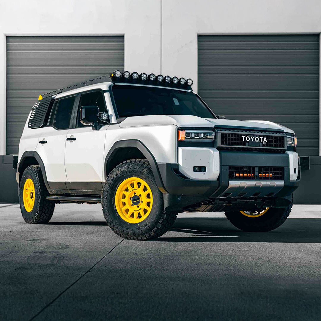 2024-2026 Toyota Land Cruiser LC250 20" Grill Light Bar Bracket for Behind-the-Grill install by Westcott Designs™ - Lifestyle 1