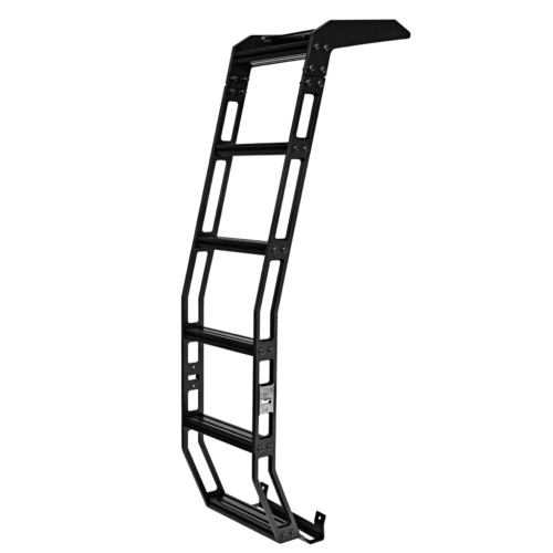 2024 Toyota Land Cruiser (LC 250) Rear Hatch Ladder by Westcott Designs 3/4 profile view studio