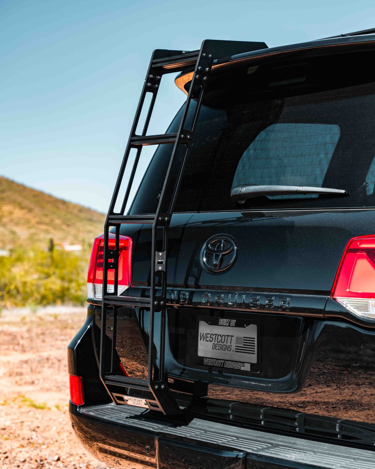 20072021 Toyota 200 Series Land Cruiser Full Length Rear Hatch Ladder Westcott Designs