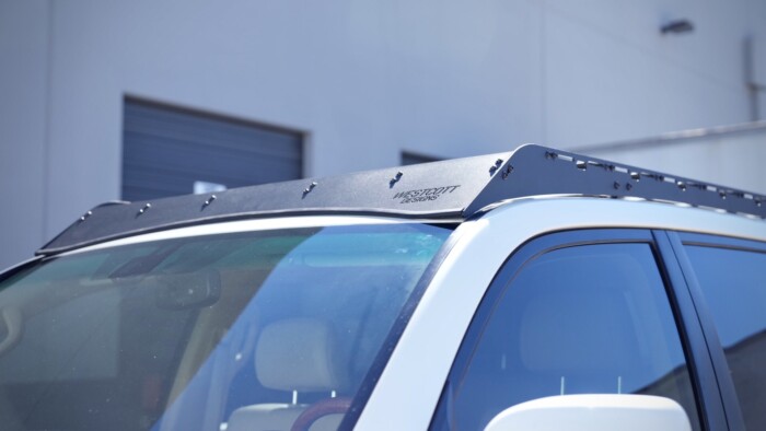 Toyota Land Cruiser 200 Series Full Length Roof Rack - Left Angle Low