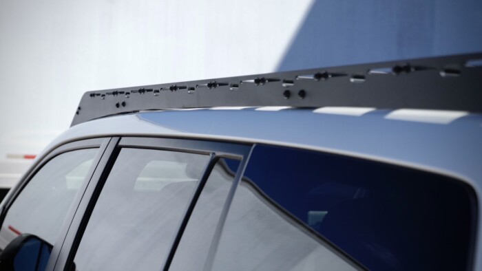 Toyota Land Cruiser 200 Series Full Length Roof Rack - Left Rear Angle