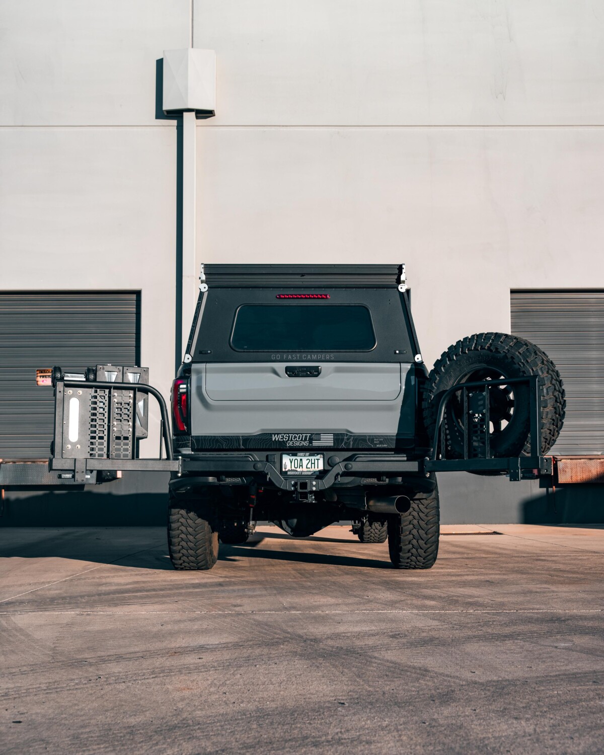 Universal Modular Spare Tire Carrier Rack - Westcott Designs