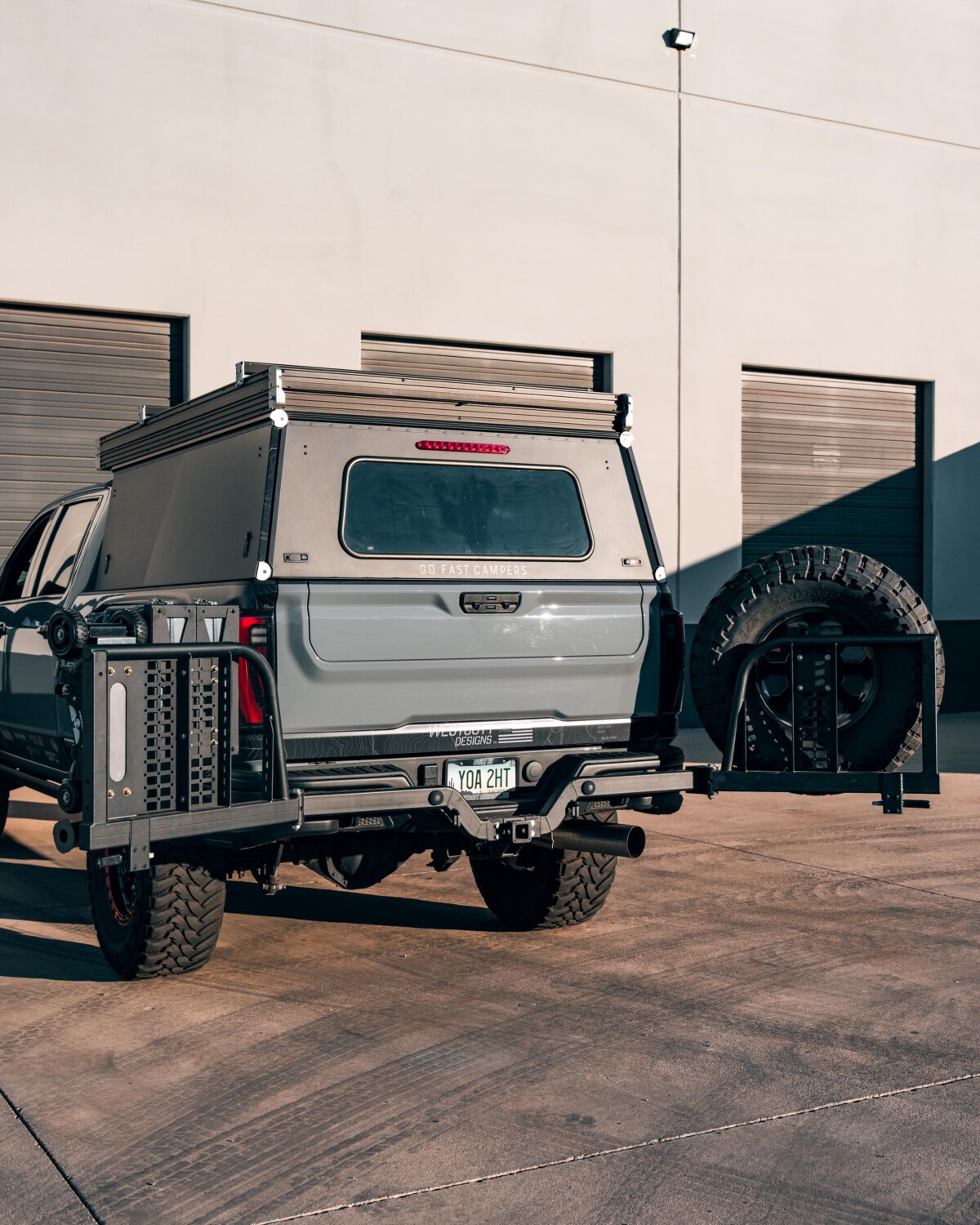 Universal Modular Spare Tire Carrier Rack - Westcott Designs