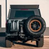 Universal Modular Tire Carrier or Hitch Rack by Westcott Designs. This comes in Right Mounted, Center Mounted, Left Mounted or Dual Mounted configurations - GMC AT4X 1