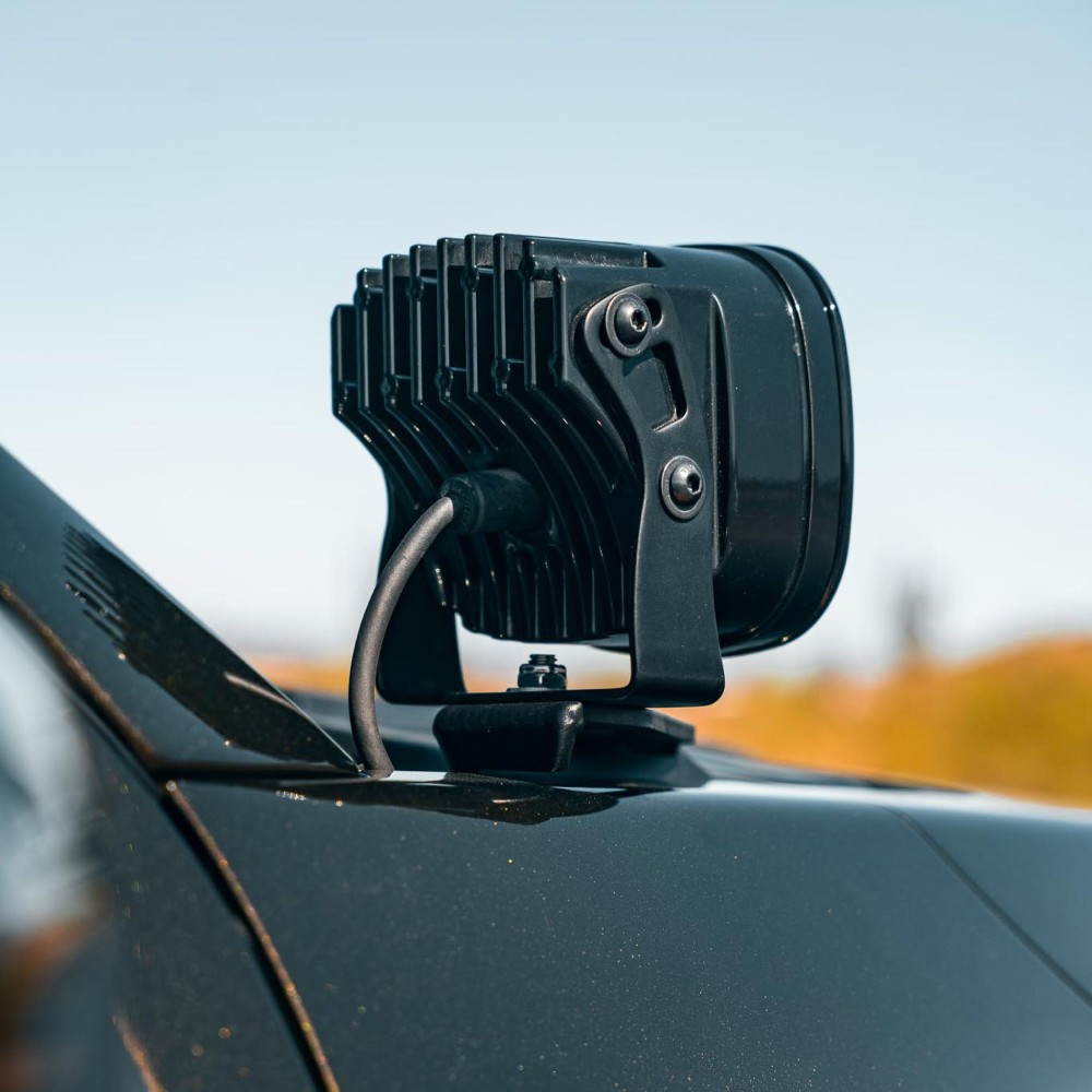 2021-2026 Ford F-150 Raptor A-Pillar Ditch Light Brackets by Westcott Designs™ - lifestyle 6