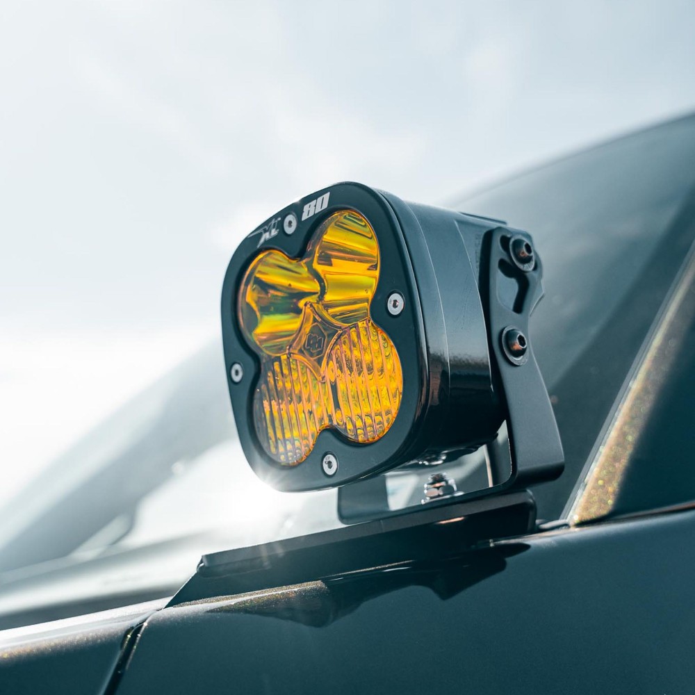 2021-2026 Ford F-150 Raptor A-Pillar Ditch Light Brackets by Westcott Designs™ - lifestyle 3