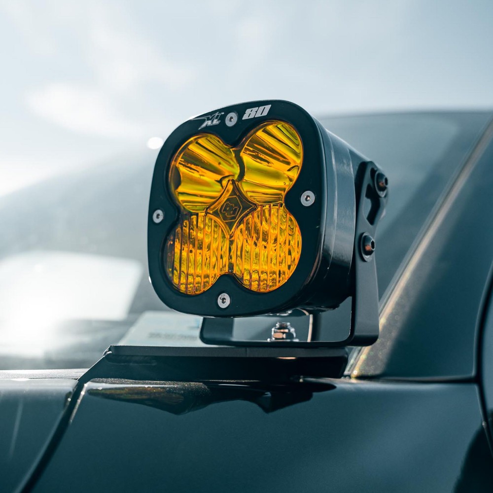2021-2026 Ford F-150 Raptor A-Pillar Ditch Light Brackets by Westcott Designs™ - lifestyle 2