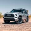 2024 Toyota Sequoia built with Westcott Designs Lift Kit, Modular Rood Rack and Rear Hatch Ladder