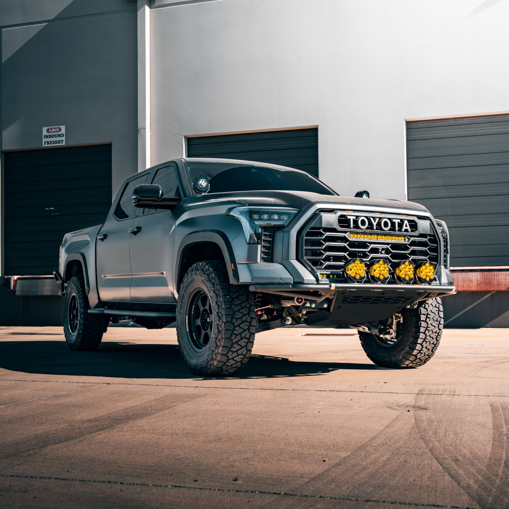 2022-2026 Toyota Tundra 3rd Gen Front Bumper & Skid Plate Package with Added Light Bar Bracket from Westcott Designs™ - LS6