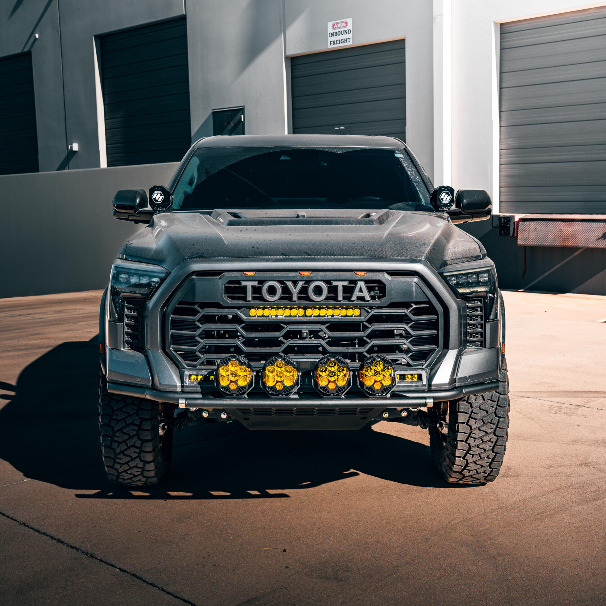 2022-2026 Toyota Tundra 3rd Gen Front Bumper & Skid Plate Package with Added Light Bar Bracket from Westcott Designs™ - LS7