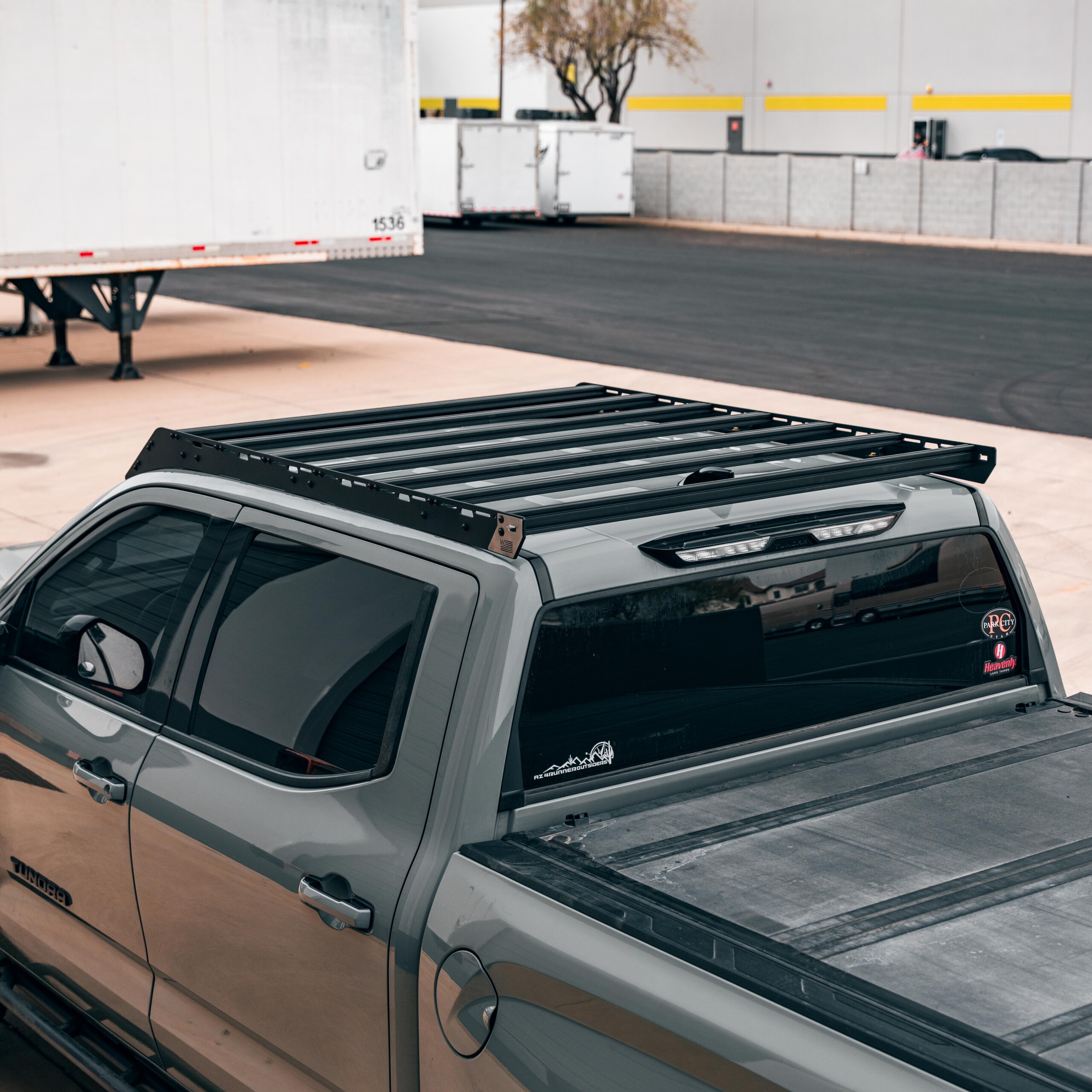 3rd Gen 2023-2026 Toyota Tundra Lo-Pro Roof Rack by Westcott Designs™ - Lifestyle 16