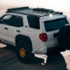 MaxTrax Universal Roof Rack Mount by Westcott Designs. Showing on the 2025 Toyota 4Runner (6th Gen) yellow wheels 14