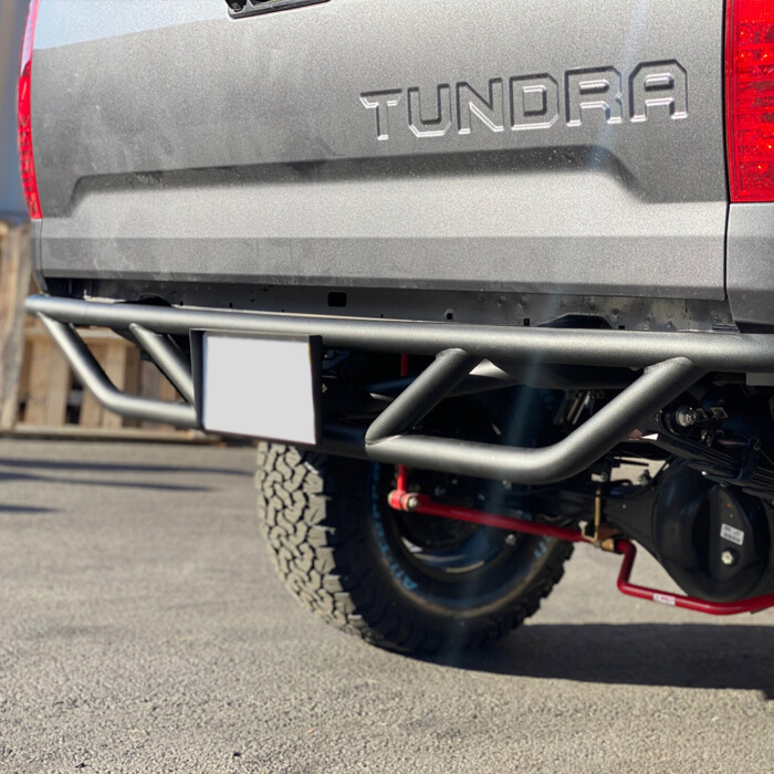 Tundra Prerunner Rear Bumper W/ Hitch Receiver - rear-bumper-img1